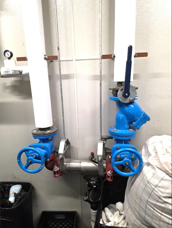 Commercial backflow, a real Old School Plumbing job